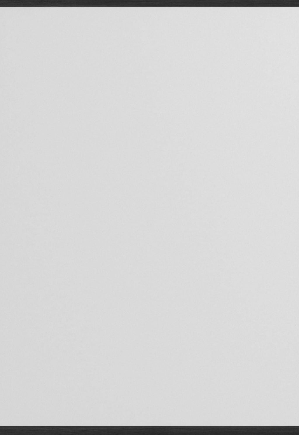 Moebe Black Rectangular Wall Mirror 43.3x30 cm - Minimalist Oak Design