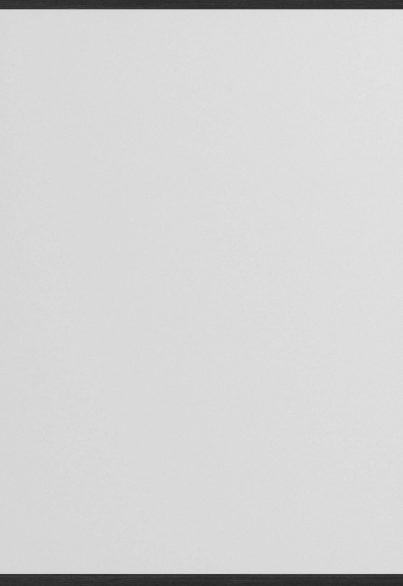 Moebe Black Rectangular Wall Mirror 43.3x30 cm - Minimalist Oak Design