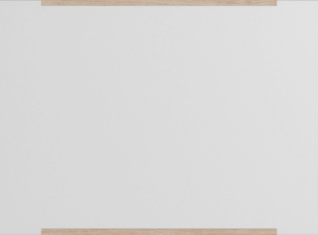 Moebe Rectangular Oak Wall Mirror 43.3x30 cm - Minimalist Nordic Design