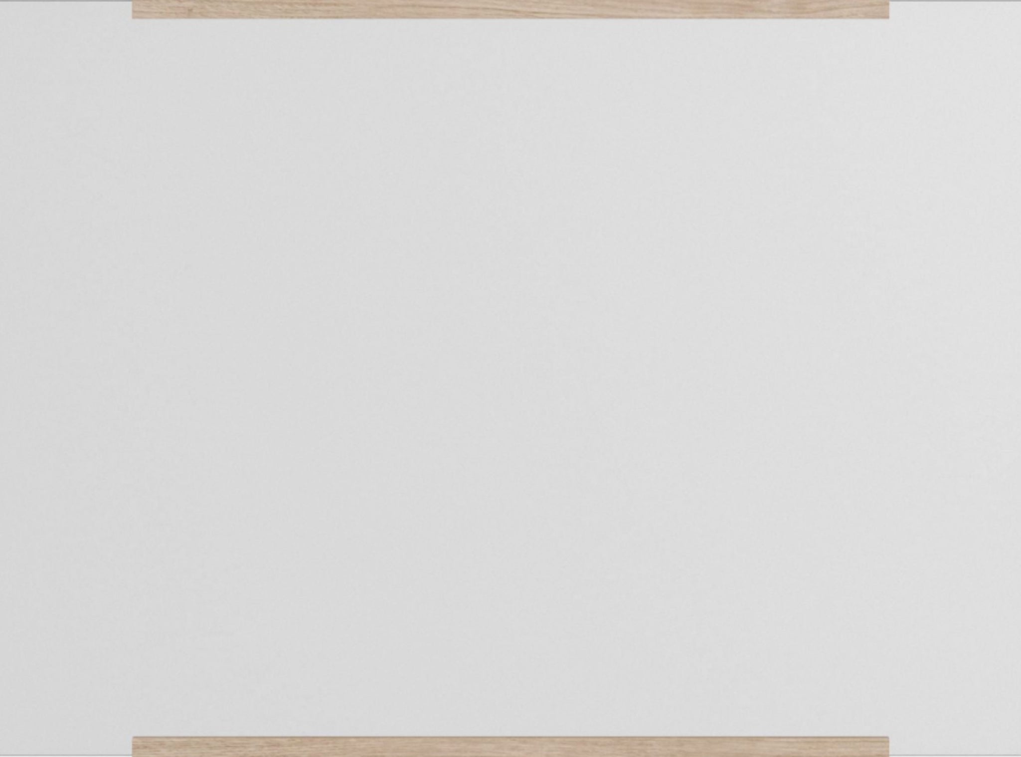 Moebe Rectangular Oak Wall Mirror 43.3x30 cm - Minimalist Nordic Design