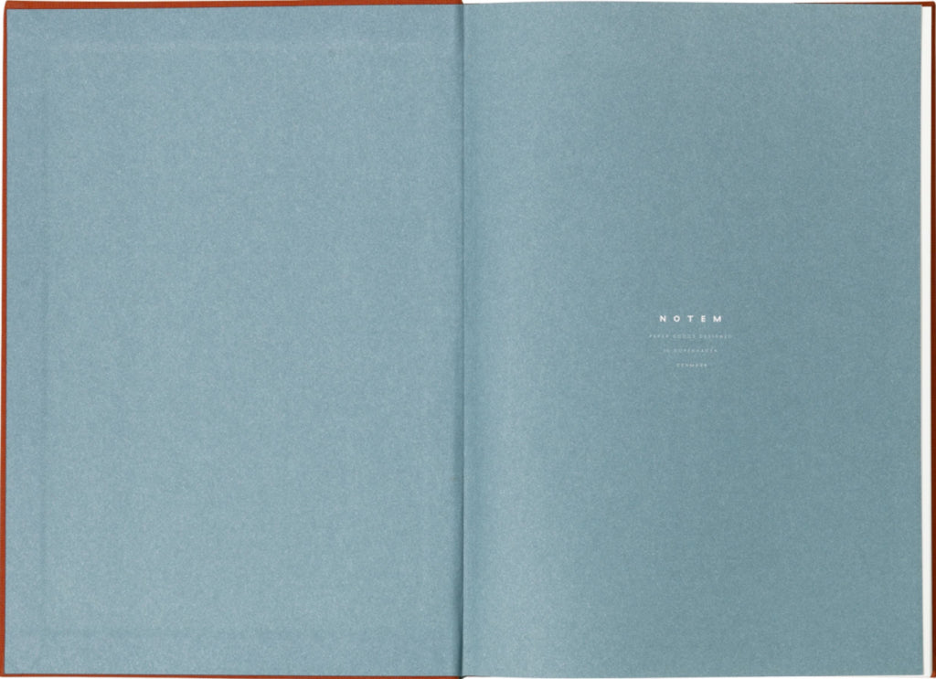 Notem Studio Bea, Notebook With Elastic Band, Dark Sienna