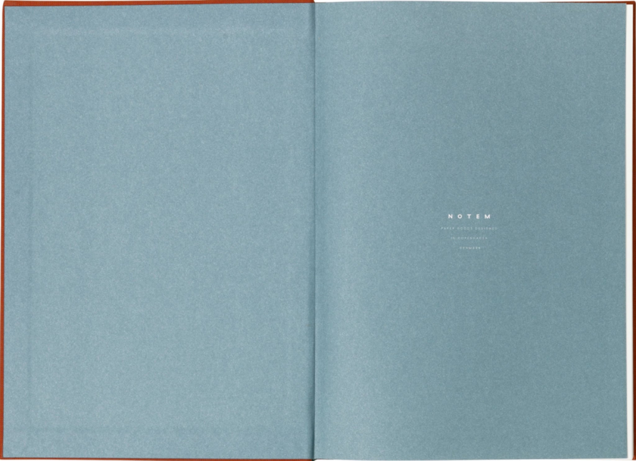 Notem Studio Bea, Notebook With Elastic Band, Dark Sienna