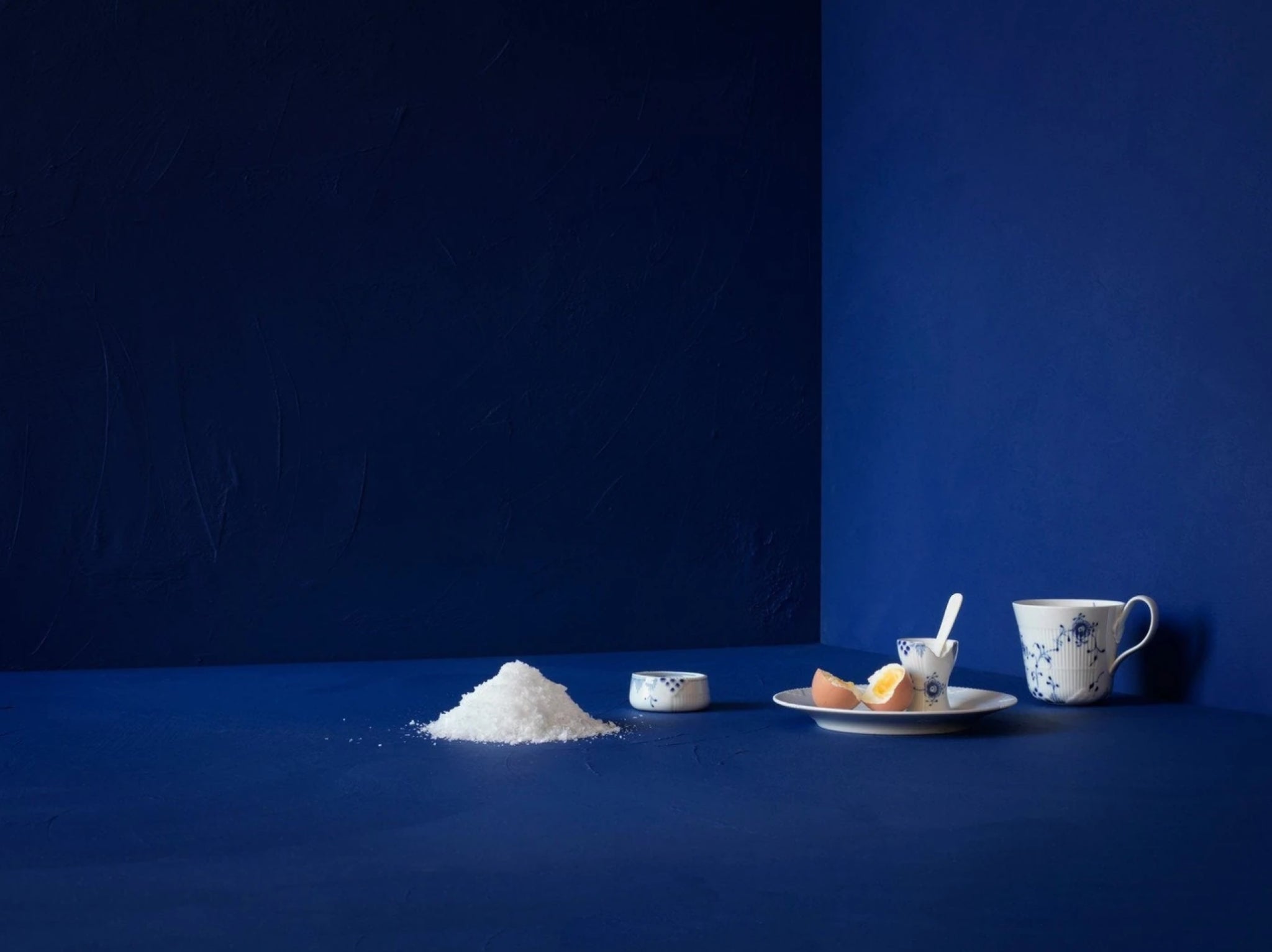 Royal Copenhagen Elements Blue Egg Cup, 2 Pcs.