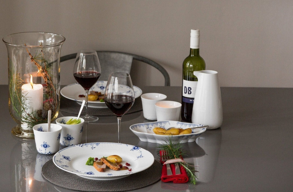 Royal Copenhagen Elements Blue Plate, 28 Cm