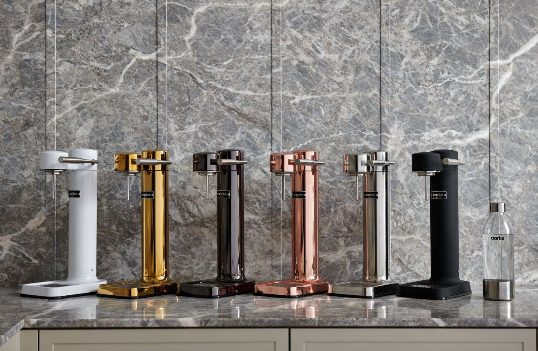 Aarke Carbonator 3 Soda Maker in Sand - Special Edition Stainless Steel