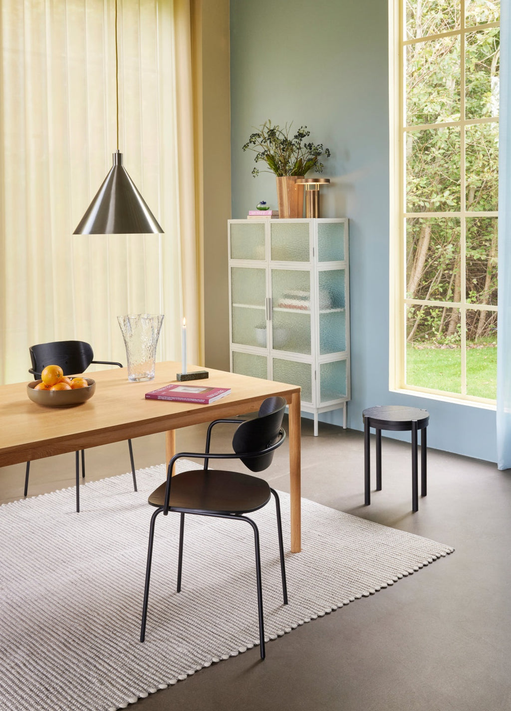 Hübsch Arch Dining Chair, Black