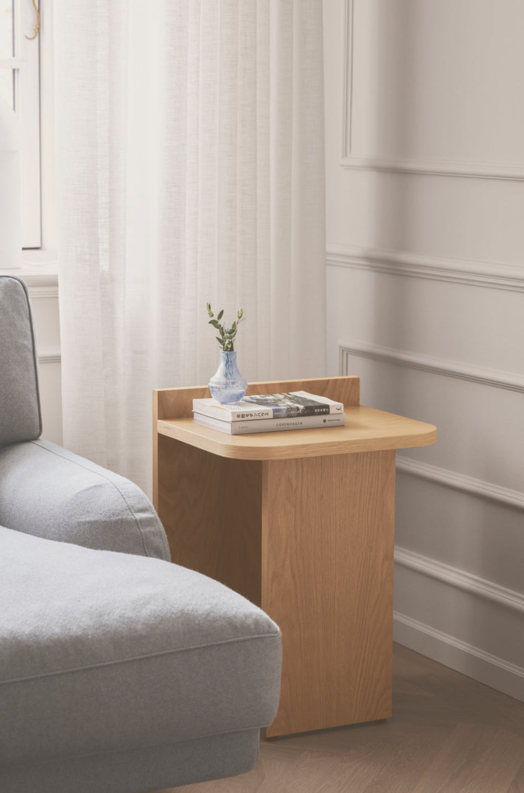 Gejst Ismo Oak Side Table — Sami Kallio Brutalist Minimal Design