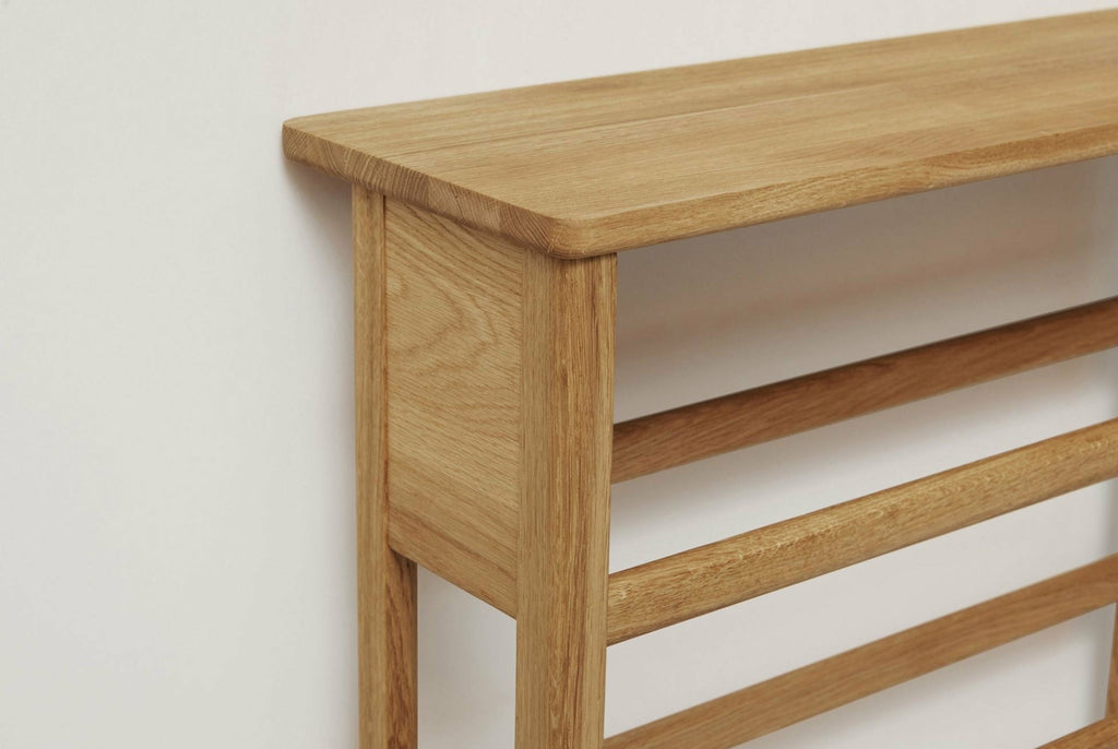 Form & Refine A Line 72 Cm Oak Shoe Rack Console Table For Hallway