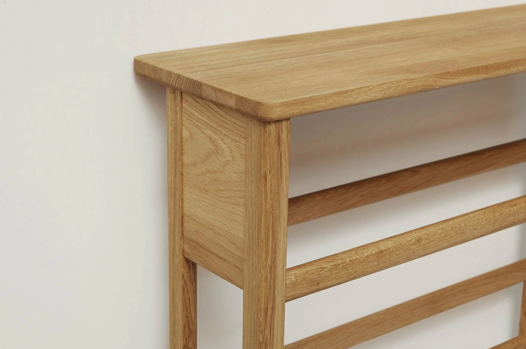 Form & Refine A Line 72 Cm Oak Shoe Rack Console Table For Hallway