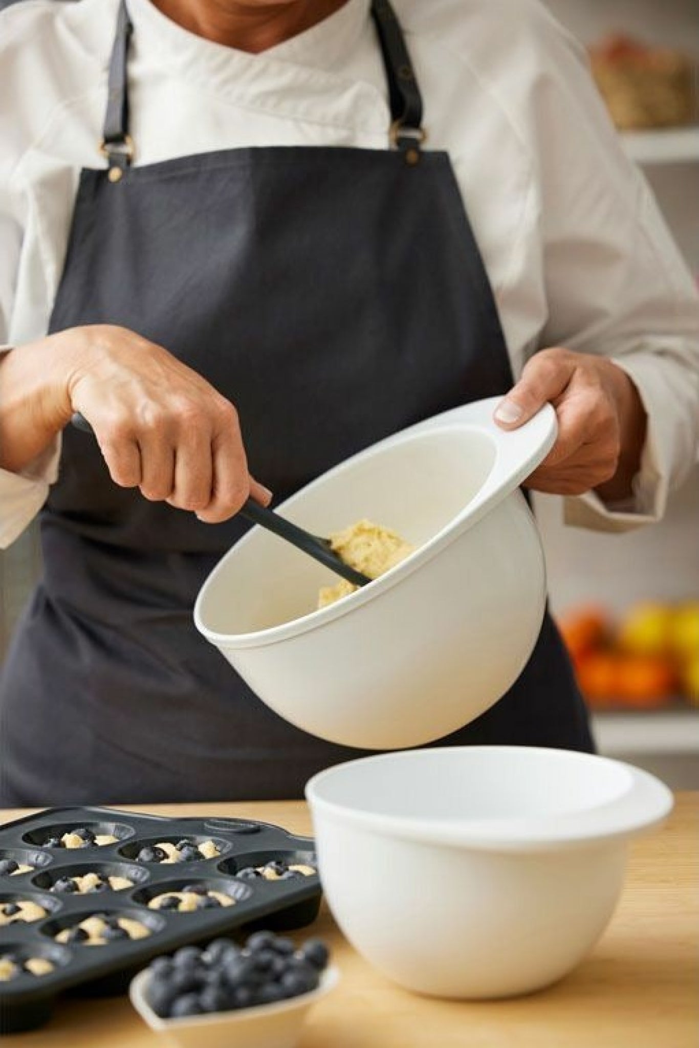 Blomsterbergs Mixing Bowl Set White, 2 pcs.