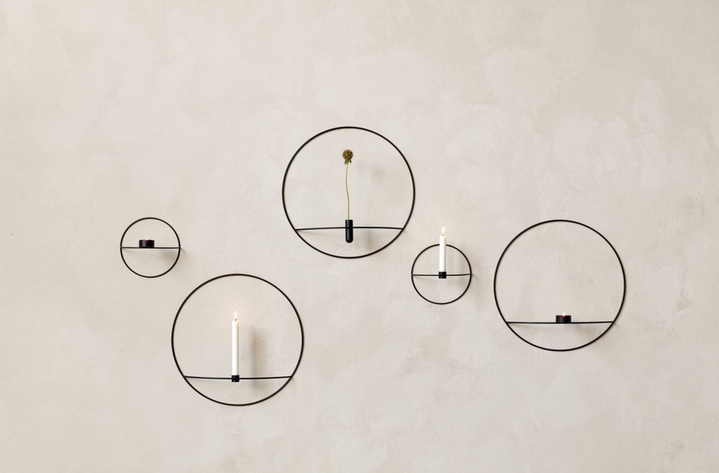 Audo Copenhagen Pov Circular Candle Holder Large, Brass