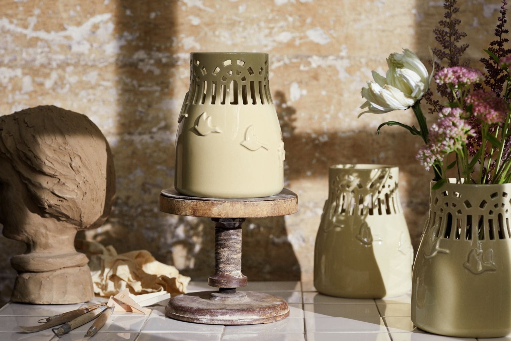 Kähler orangery vase 18 cm, sweet honey