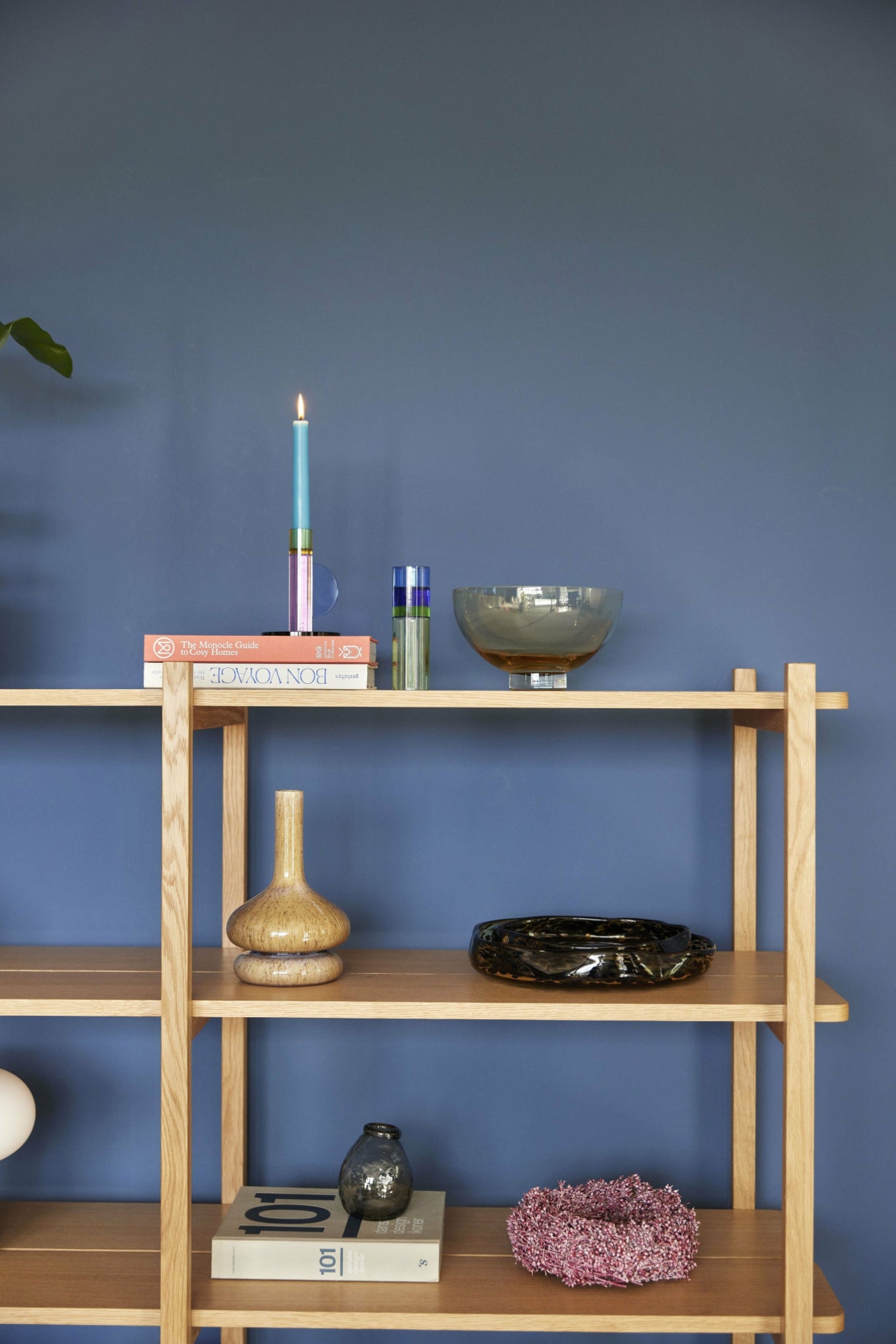 Hübsch Curve Vase Ceramic Sand