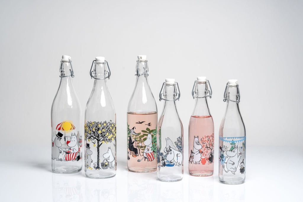 Muurla Moomin Glass Bottle, Berries