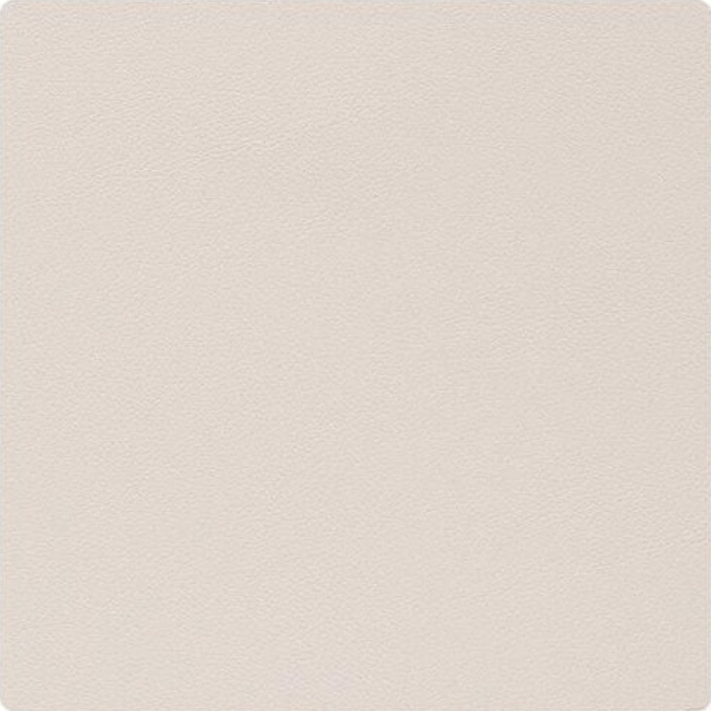 Lind DNA Square Glass Coaster Nupo Leather, Soft Nude