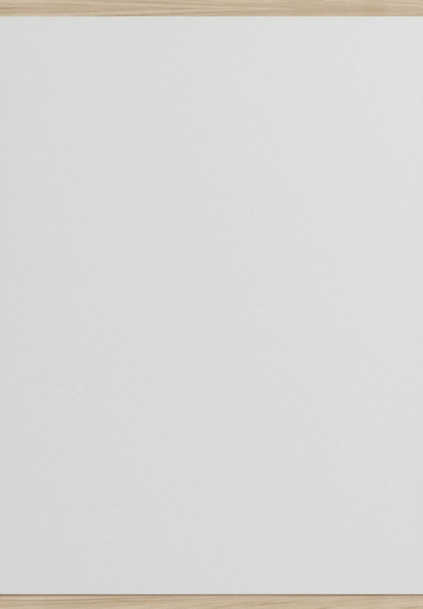 Moebe Rectangular Ash Wall Mirror 43.3x30 cm - Minimalist Nordic Design