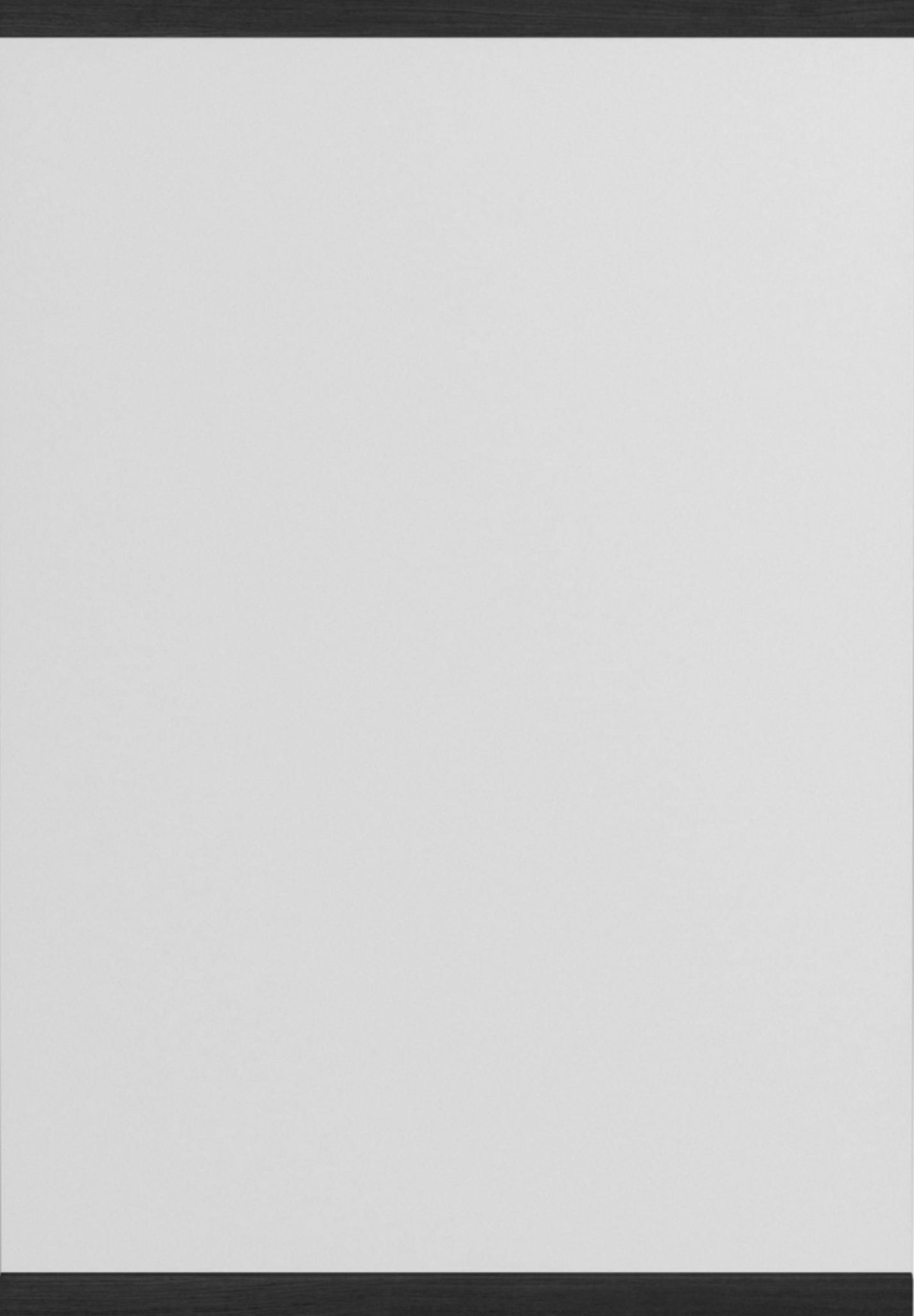 Moebe Black Rectangular Wall Mirror 43.3x30 cm - Minimalist Oak Design