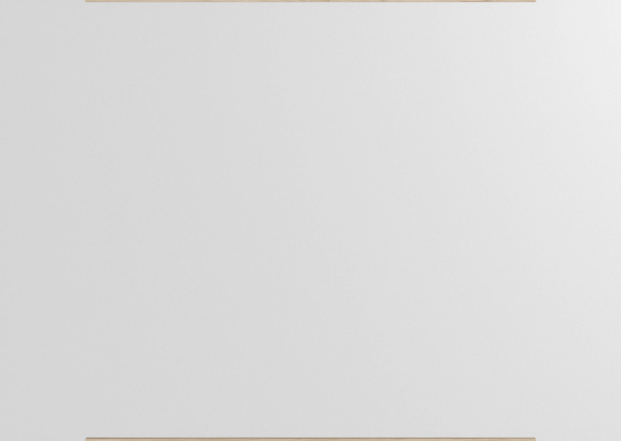 Minimalist Moebe Rectangular Wall Mirror in Ash - 101.8x70 cm