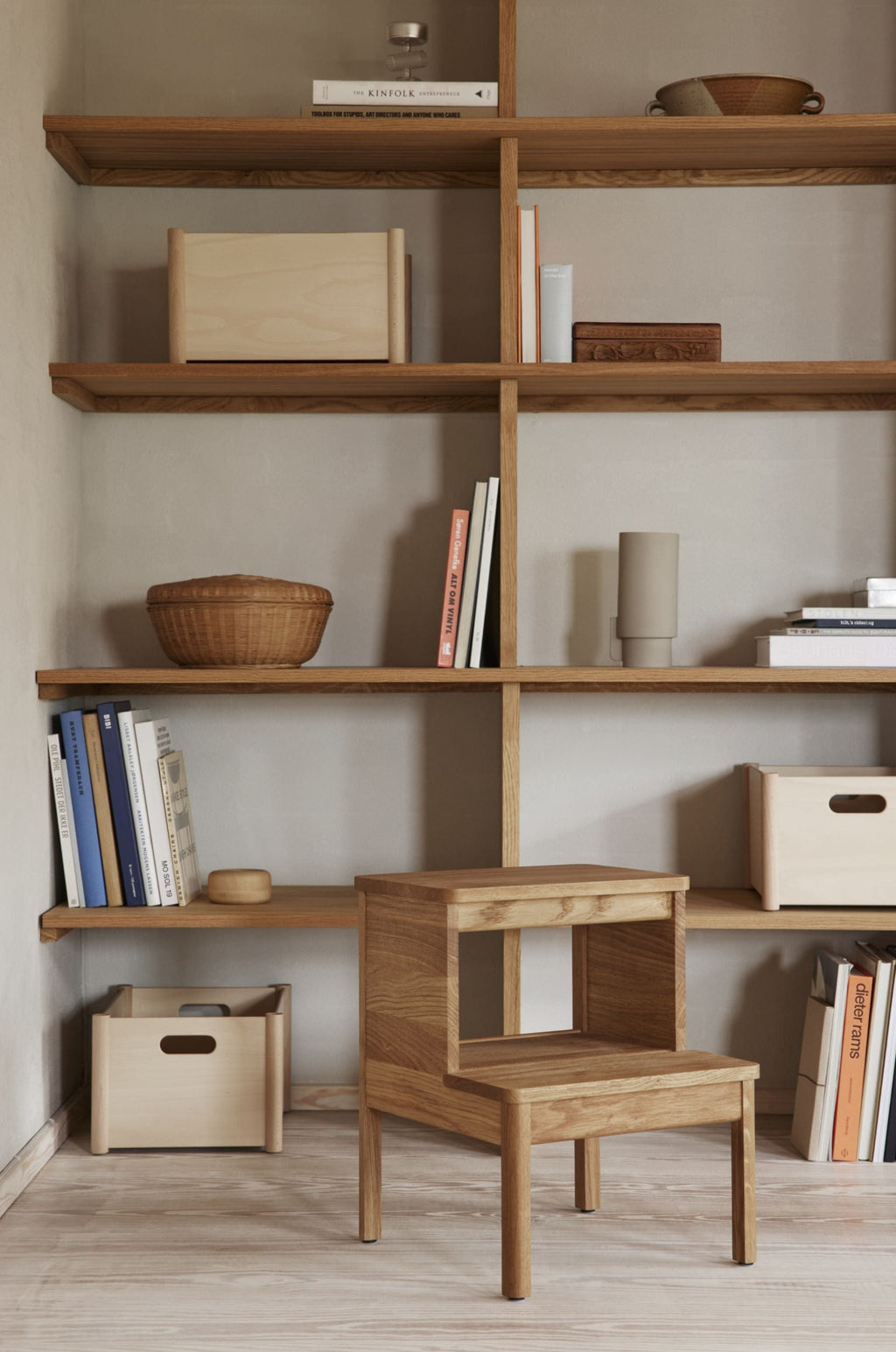 Form & Refine A Line Stepstool — White Oak | 45.5cm Versatile Stool