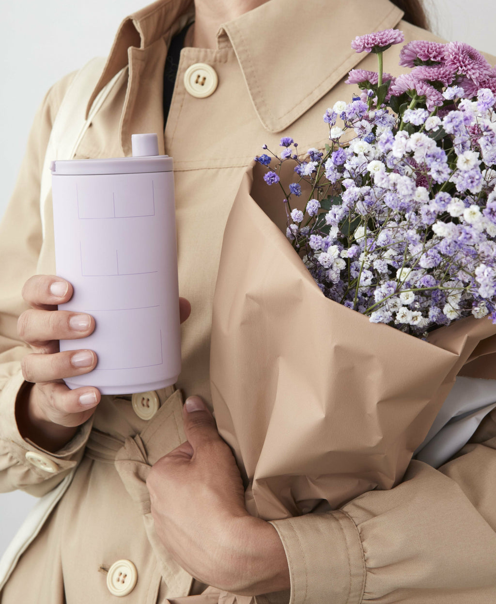 Design Letters Travel ThermoCher 350 ml, lavender