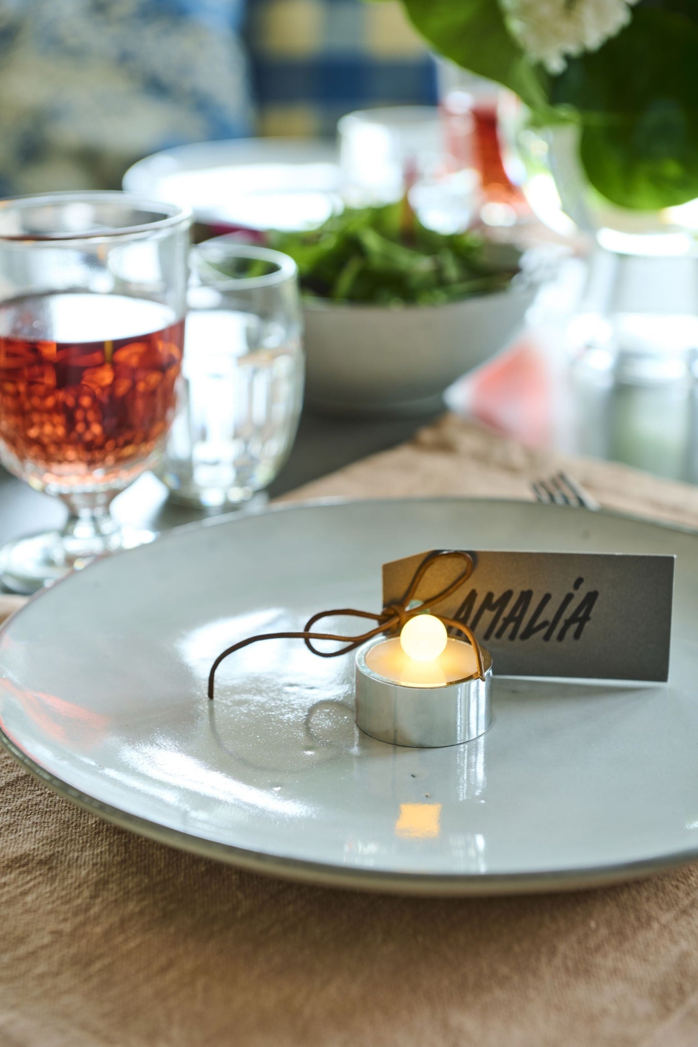 Sirius Amalia Tealight 2 Pcs ø3,9x H1,8 Cm, Chrom