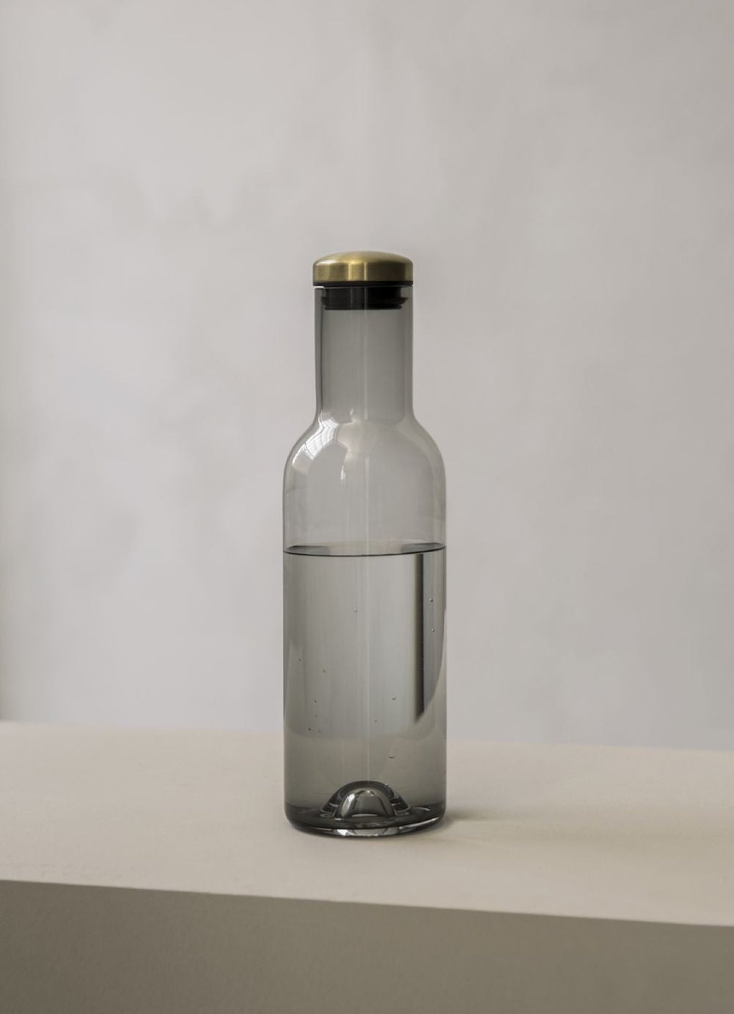 Audo Copenhagen Wine & Water Water Glass Brass, Smoke