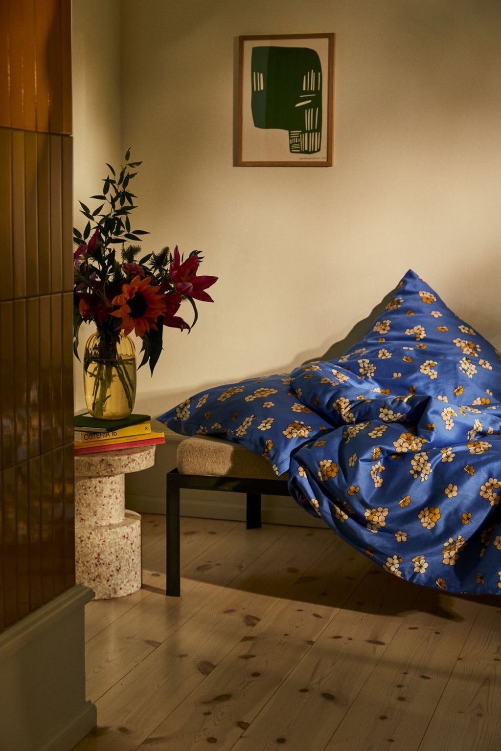 Juna Grand Pleasantly bed linen 140X220 cm, Blue