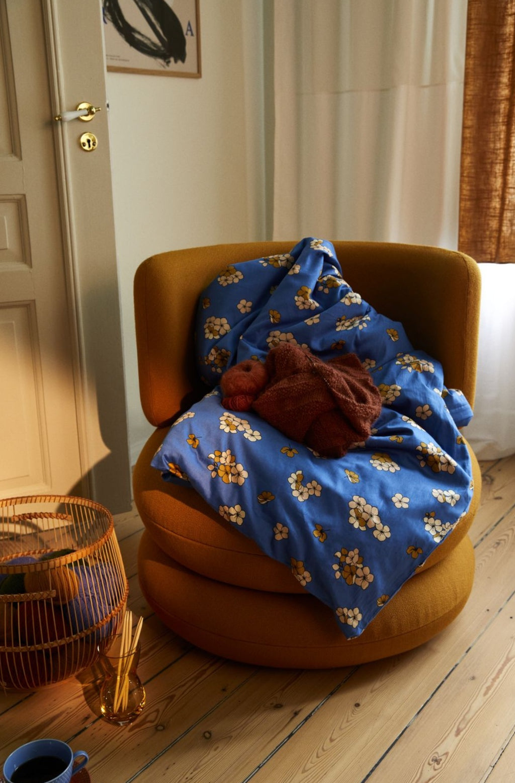 Juna Grand Pleasantly bed linen 140X220 cm, Blue