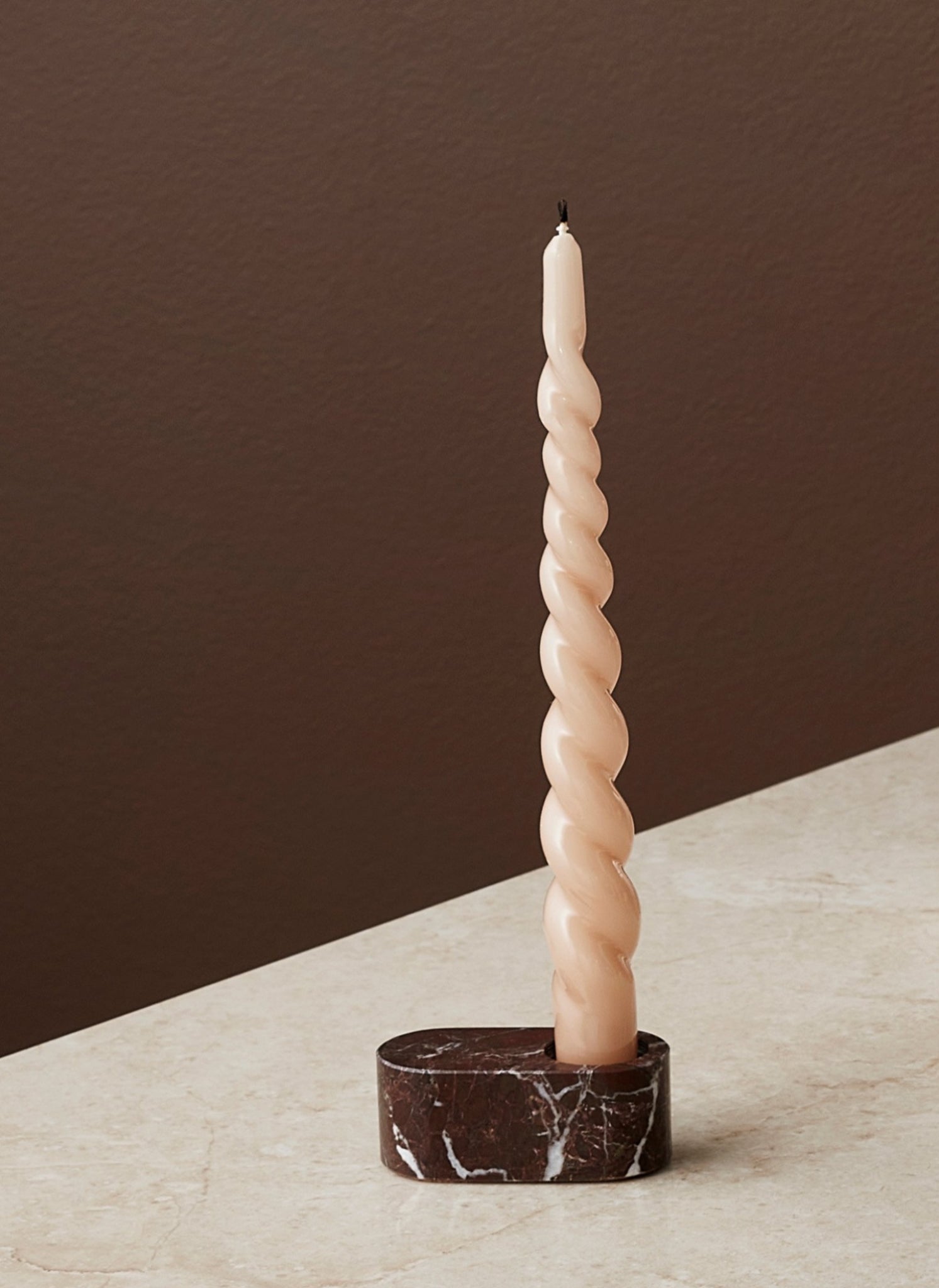 Spring Copenhagen Ovaali Candle Holder, Black