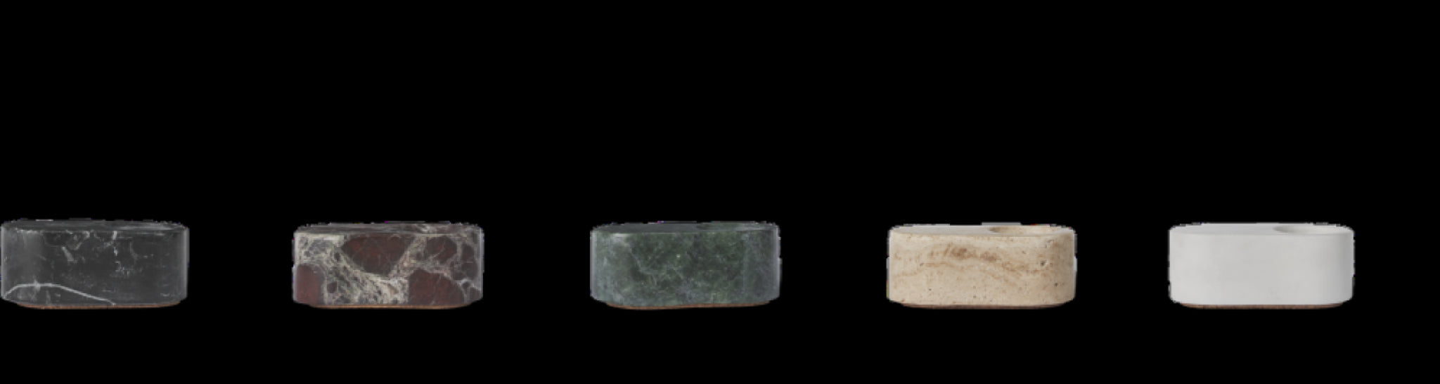 Spring Copenhagen Ovaali Candle Holder, Red