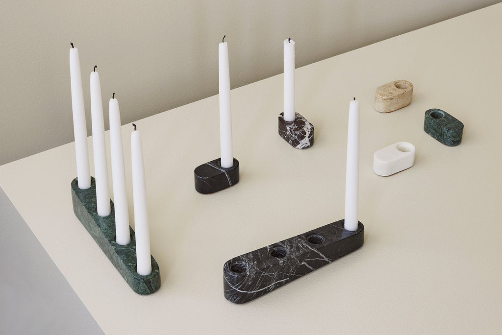 Spring Copenhagen Ilta Candleholder, Black