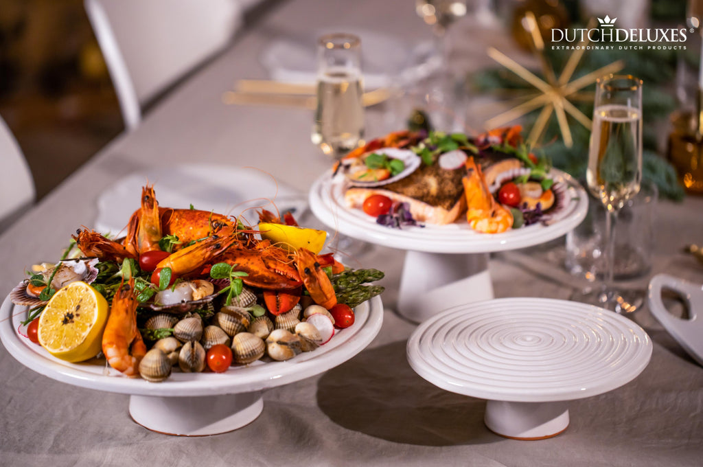 Dutchdeluxes cake stand Ø 25 cm, platinum