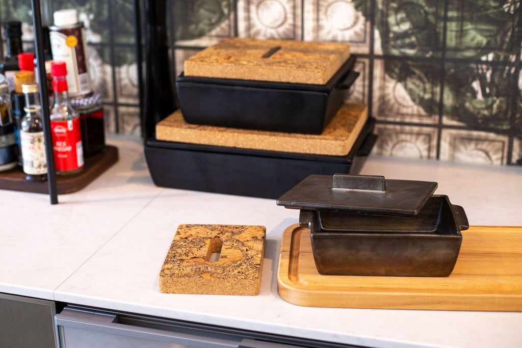 Dutchdeluxes rectangular casserole dish large, matt black