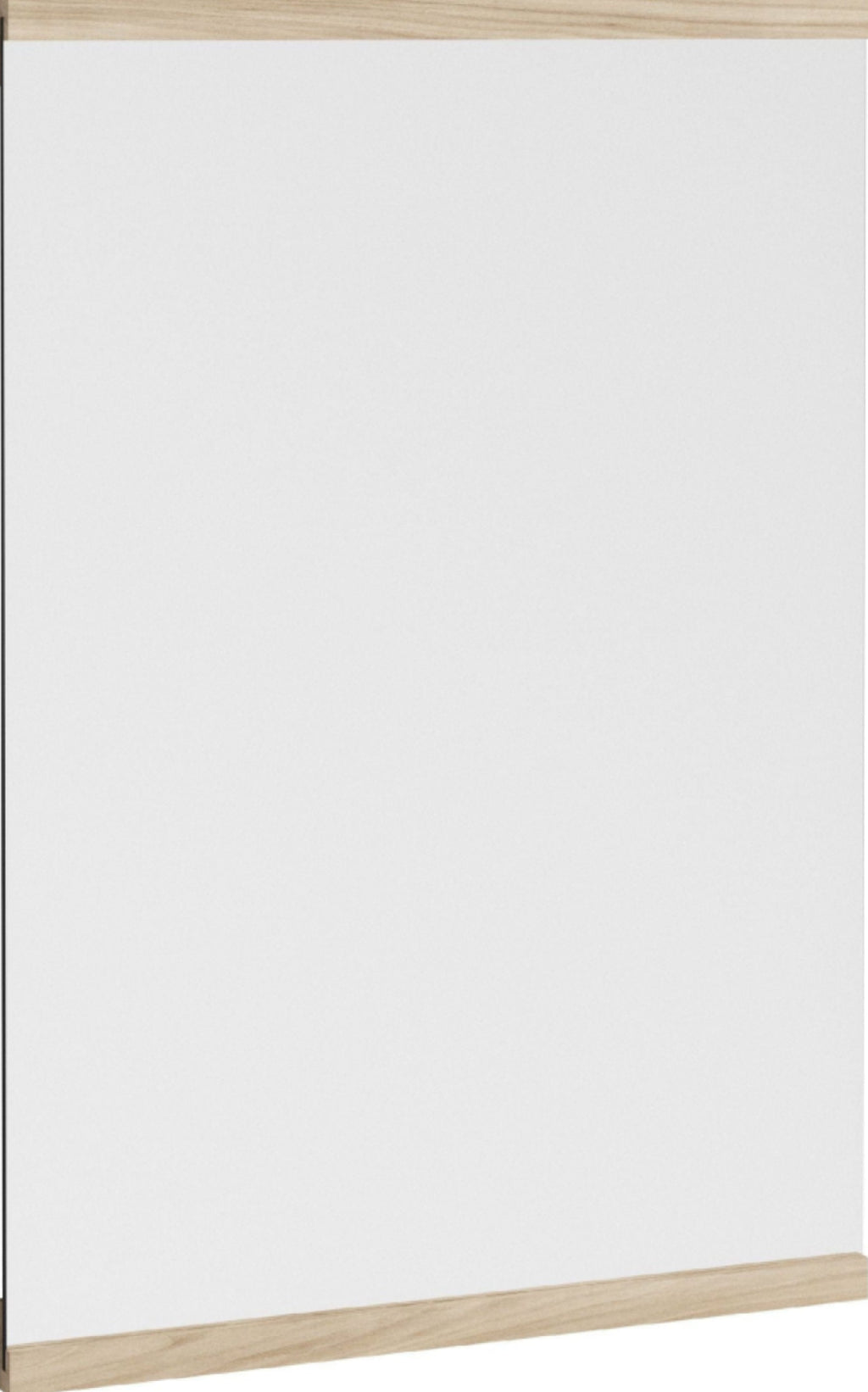 Moebe Rectangular Ash Wall Mirror 43.3x30 cm - Minimalist Nordic Design