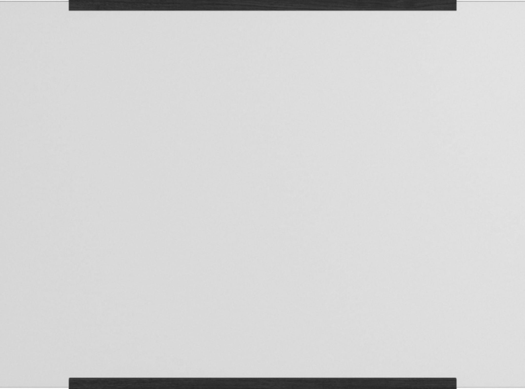 Moebe Black Rectangular Wall Mirror 43.3x30 cm - Minimalist Oak Design