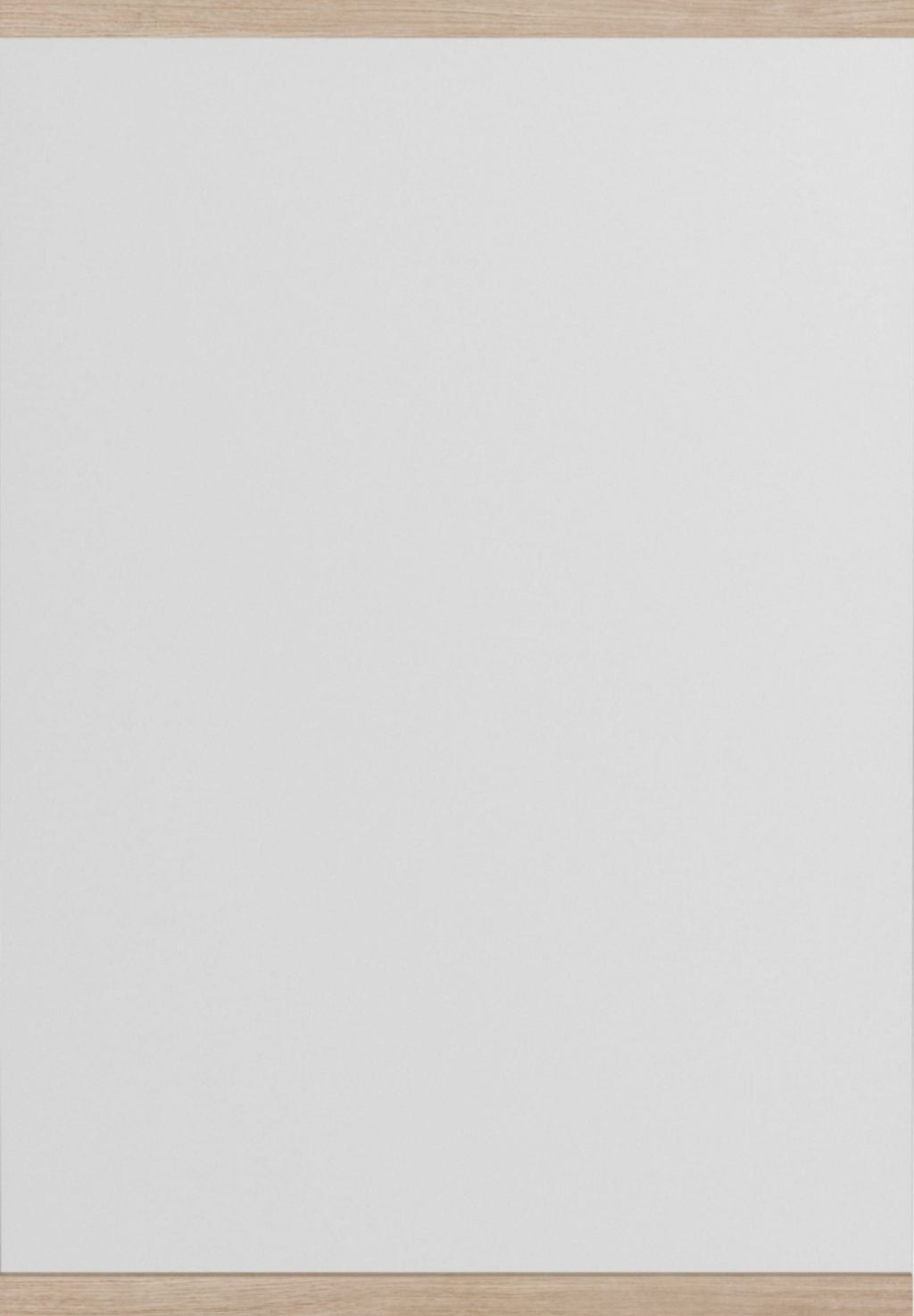 Moebe Rectangular Oak Wall Mirror 43.3x30 cm - Minimalist Nordic Design