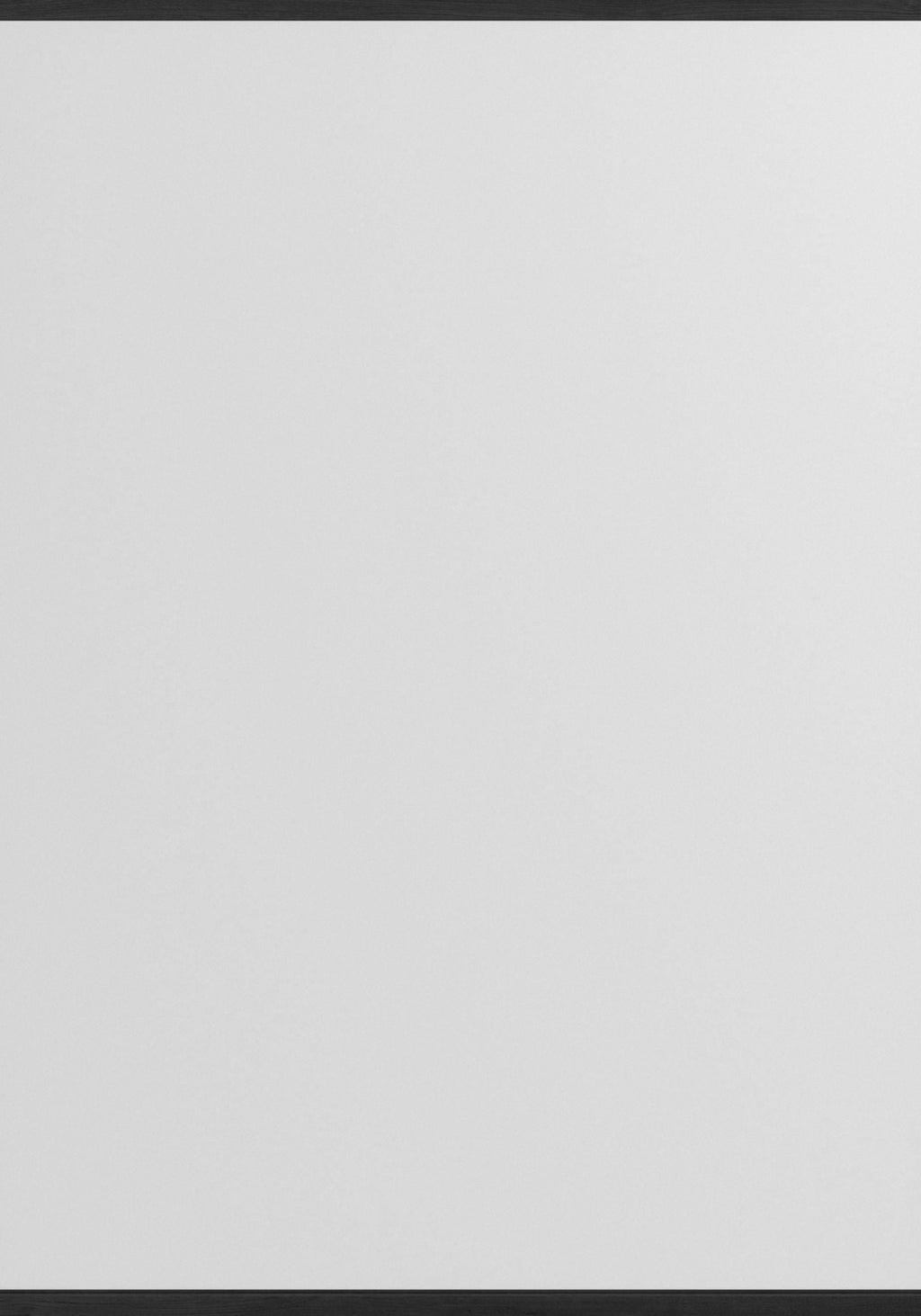 Minimalist Black Moebe Wall Mirror 71.9x50 cm - Nordic Oak Design