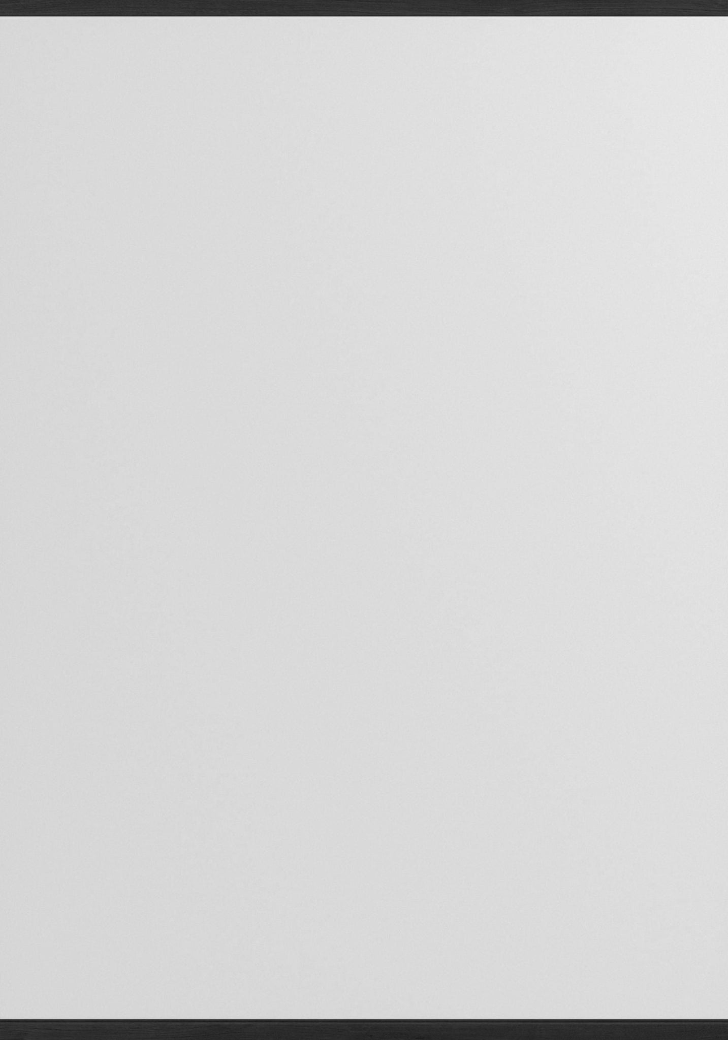 Minimalist Black Moebe Wall Mirror 71.9x50 cm - Nordic Oak Design