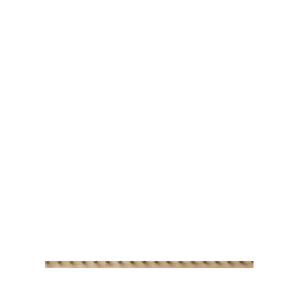Form & Refine Echo 88cm Wall-Mounted Coatrack — Solid White Oiled Oak, 18 Pegs