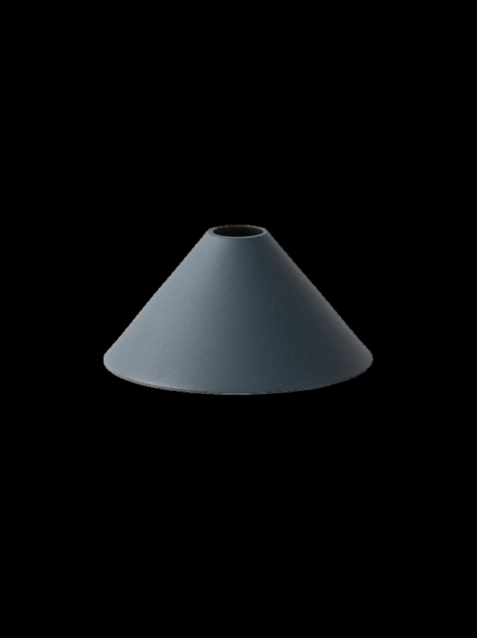 Ferm Living Cone Lampshade, Dark Blue