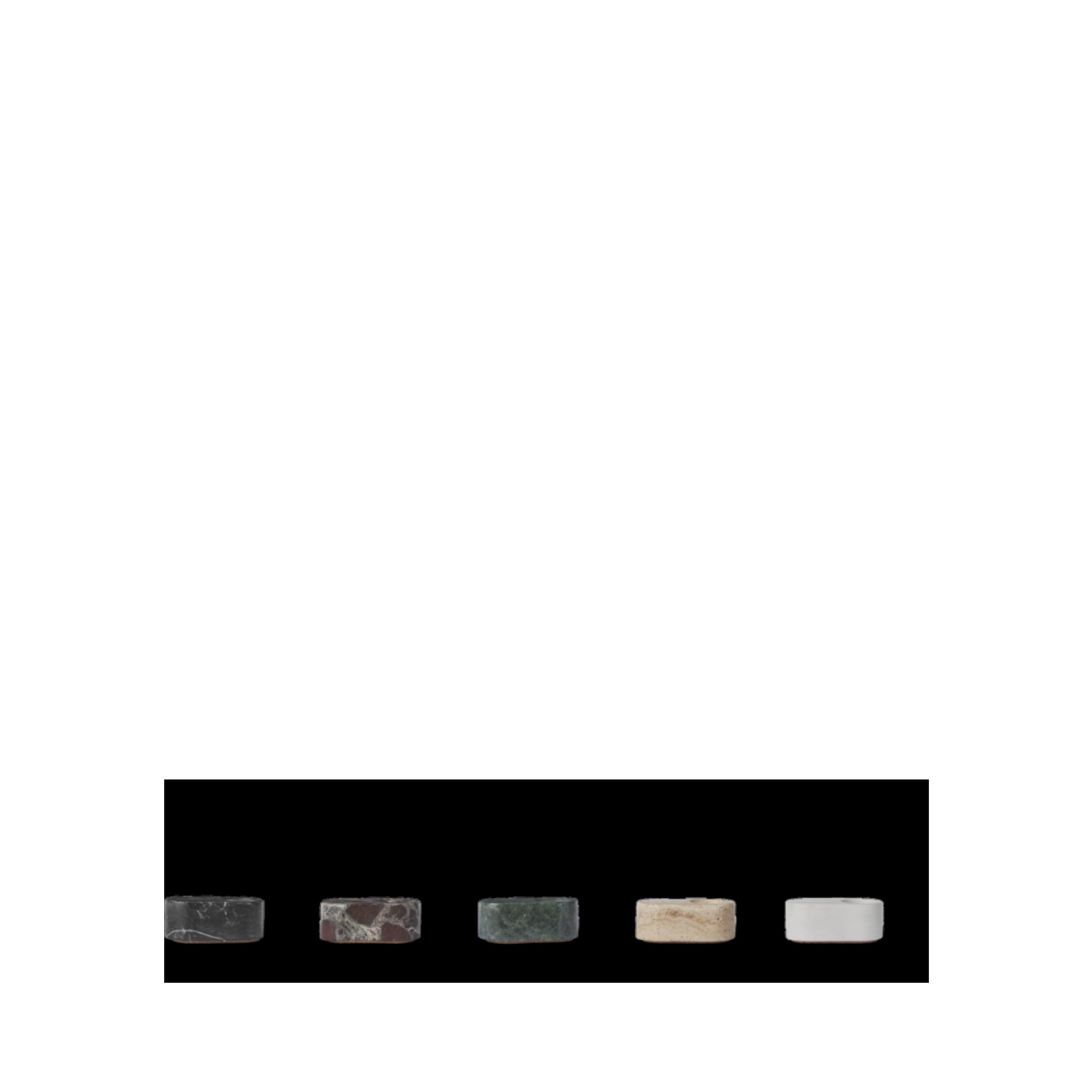 Spring Copenhagen Ovaali Candle Holder, White