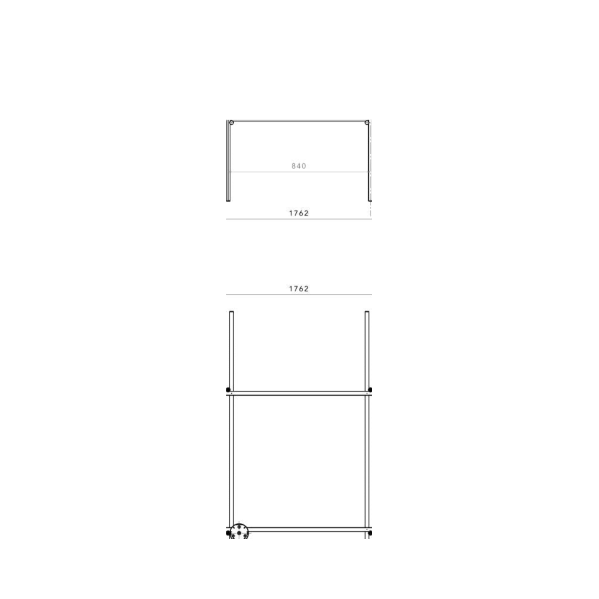 Flos Coordinates C4 Ceiling Lamp, Argent