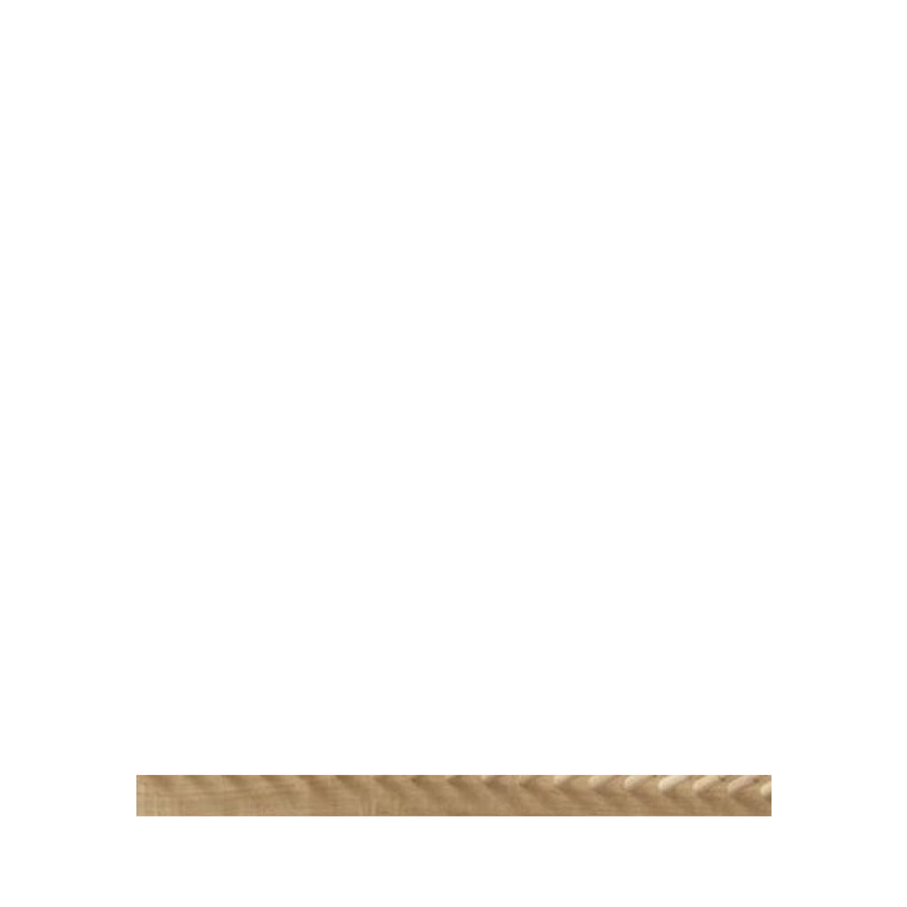 Form & Refine Echo 88cm Wall-Mounted Coatrack — Solid White Oiled Oak, 18 Pegs