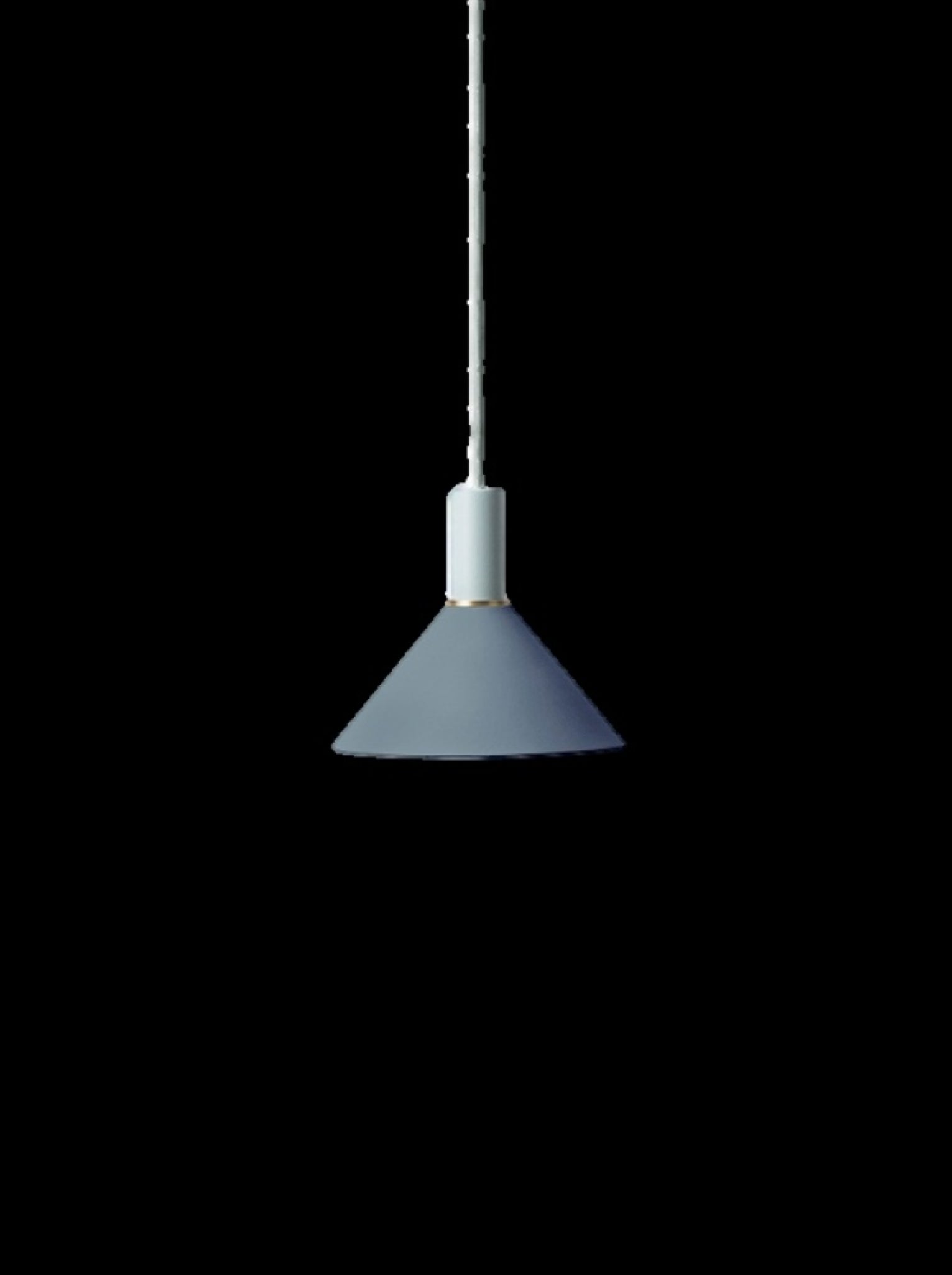 Ferm Living Cone Lampshade, Dark Blue