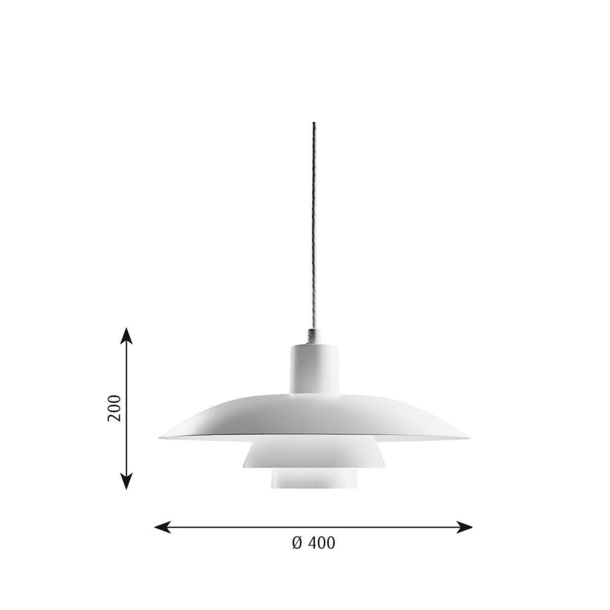 Louis Poulsen PH 4/3 Pendant, White