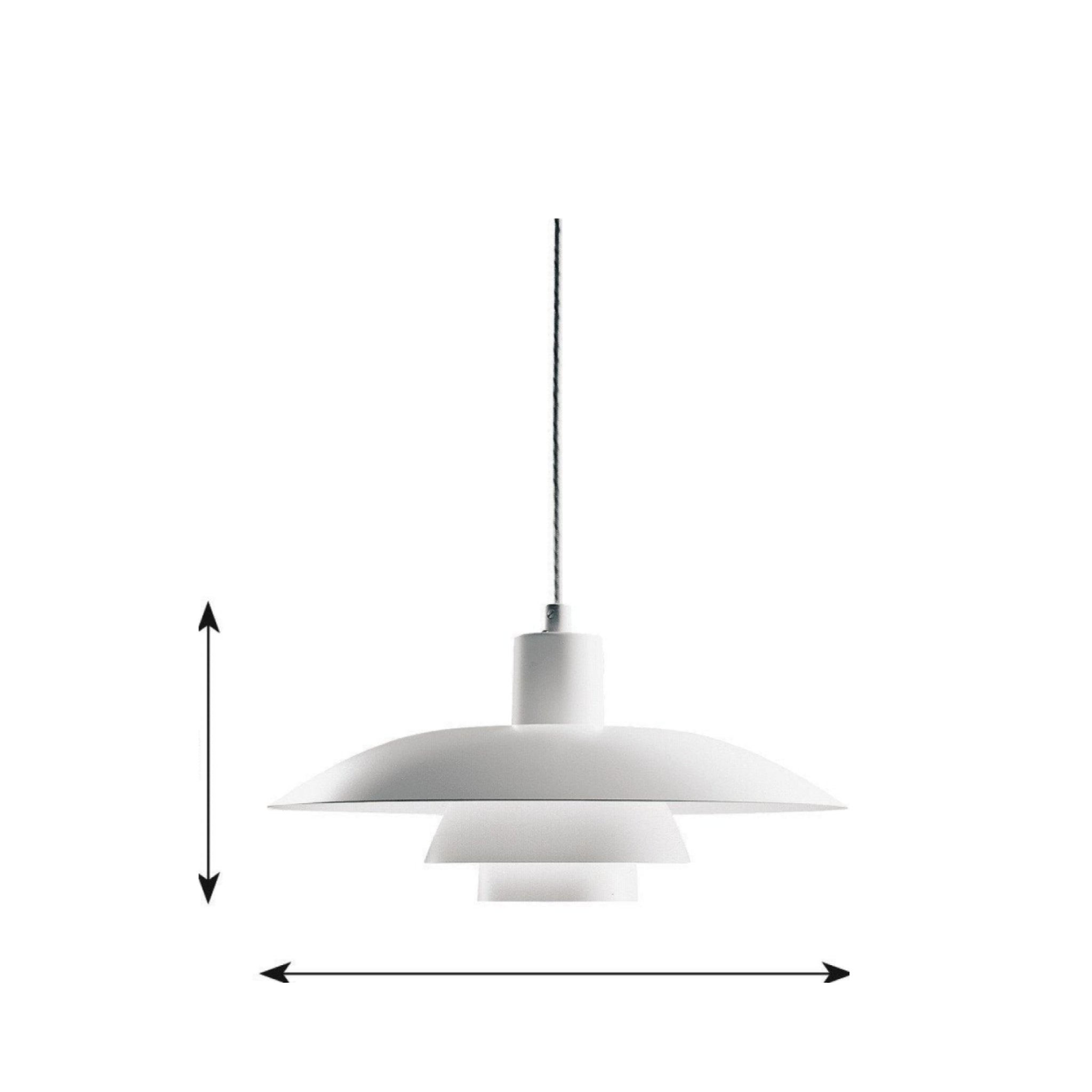 Louis Poulsen PH 4/3 Pendant, White