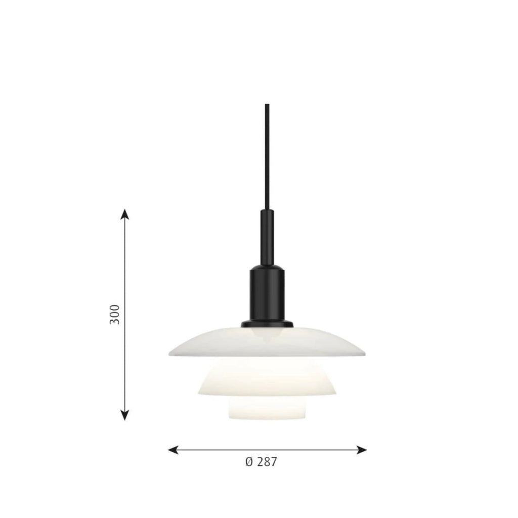 Louis Poulsen PH 3/3 Suspension 60W E27 v2, Opal