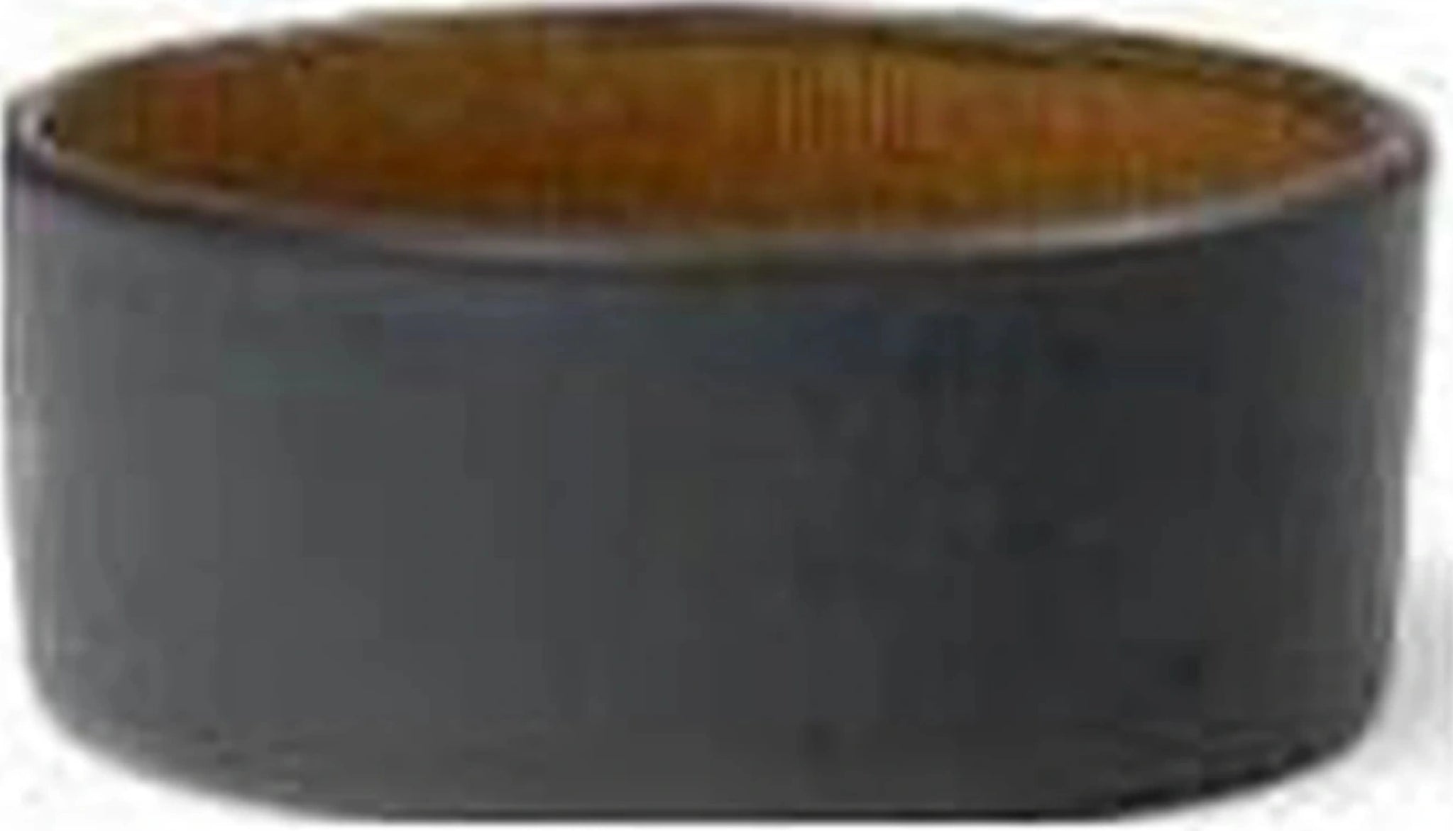 BITZ mini bowl, Black/Amber, Ø 7cm