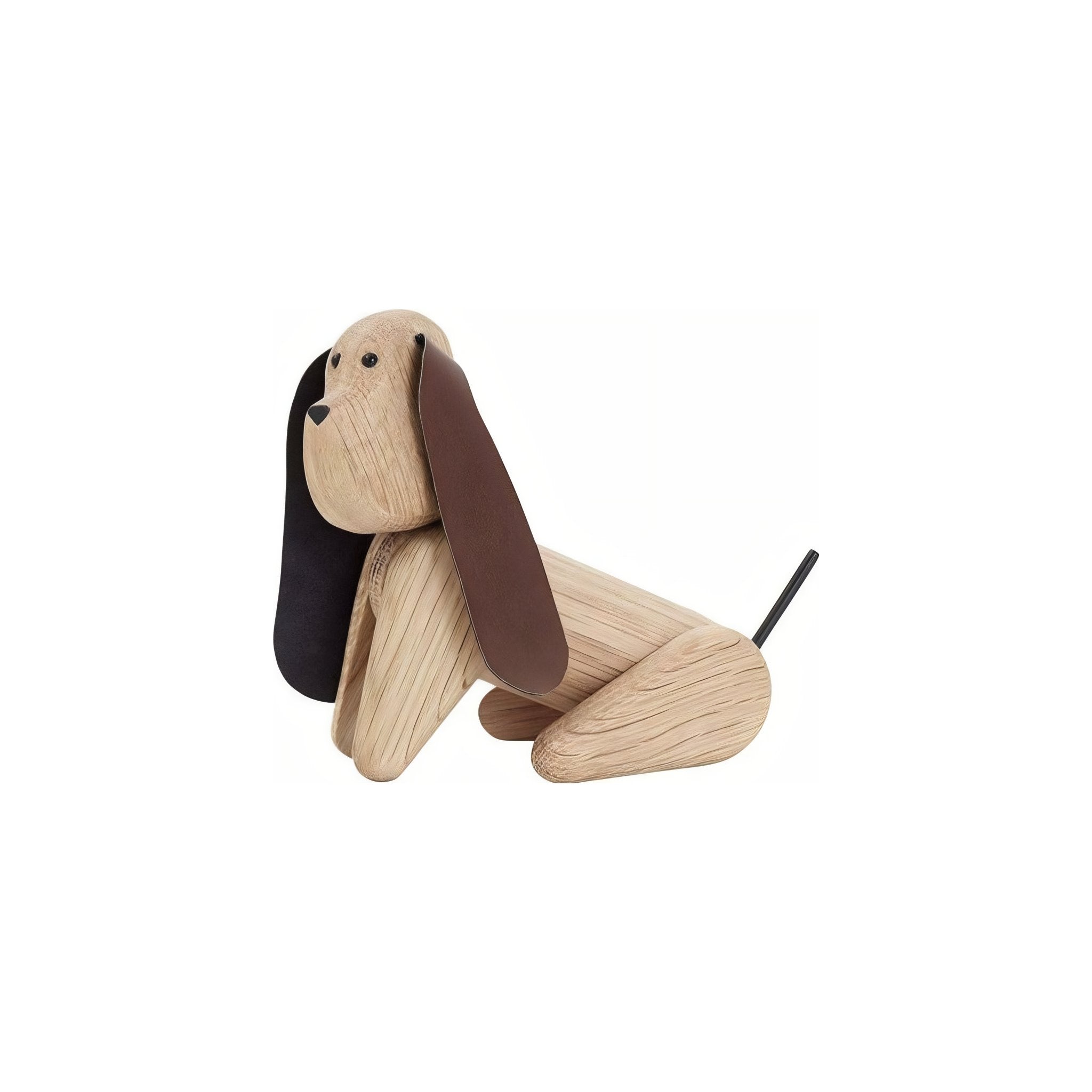 Andersen Furniture My Dog Dog Figurine, Oak, Medium