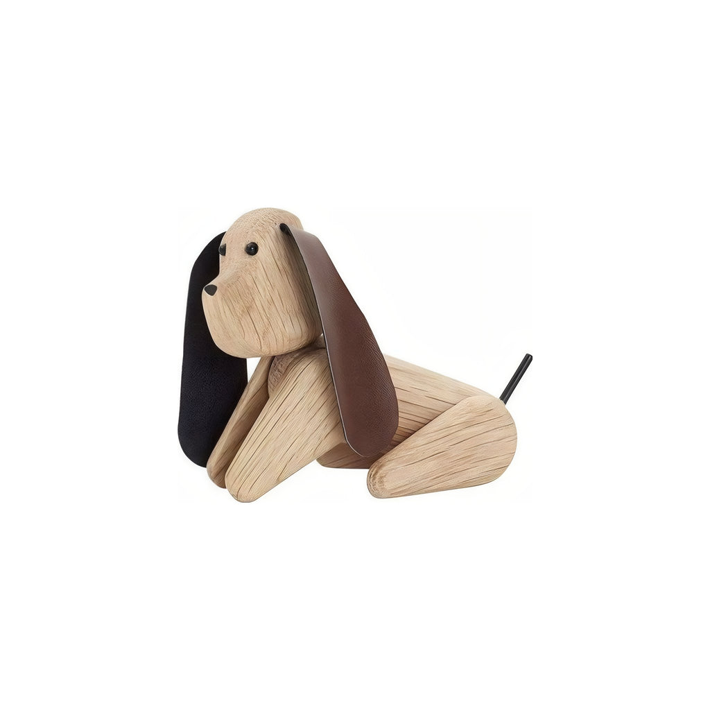 Andersen Furniture My Dog Dog Figurine, Oak, Small